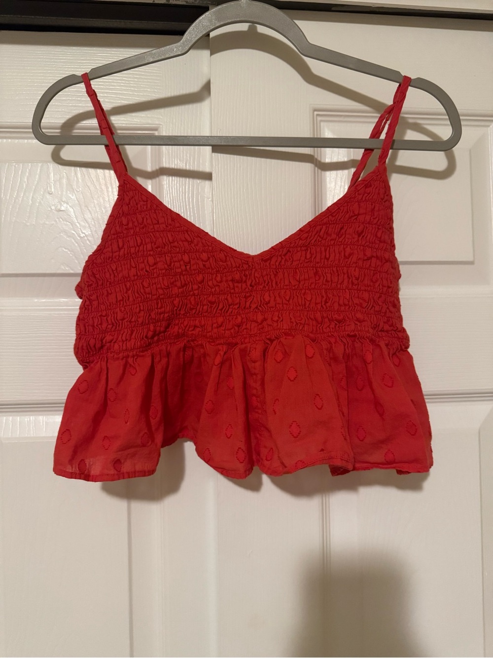Urban Outfitters cropped peplum tank